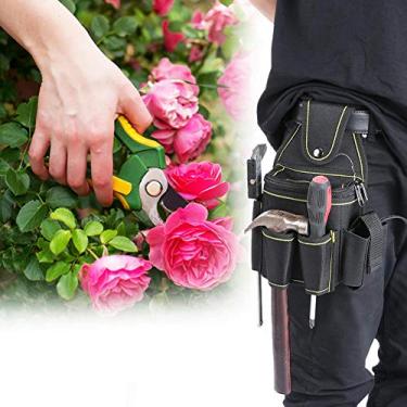 Imagem de Leftwei Bolsa de ferramentas romântica para o dia dos namorados, fácil de limpar e durável, bolsa de ferramentas para cintura de tecido Oxford, bolsa de ferramentas de jardinagem, para carpinteiros