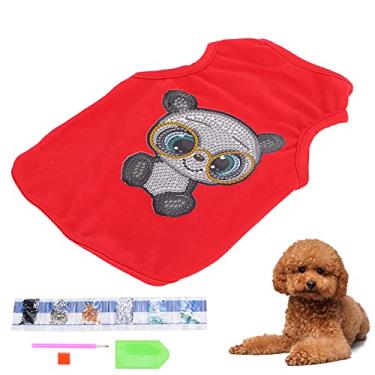 Imagem de Camiseta para filhotes, colete para cães lavável ao ar livre para cães (vermelho, G, Papai Noel)