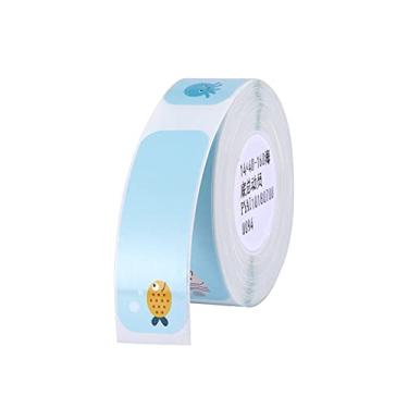 Imagem de Domary Papel de etiqueta de impressão térmica Código de barras Preço Tamanho Nome Etiquetas em branco Resistente a rasgos à prova d'água 14 * 40mm 160 unidades / rolo para organizador doméstico Supermercado Restauração