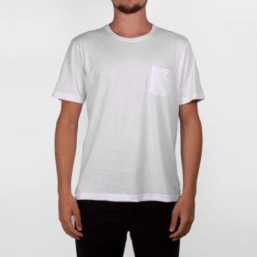 Imagem de Camiseta Rip Curl Plain Pocket Masculina Branco