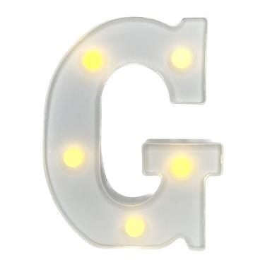 Imagem de Luminaria PEQUENA com led - Letras(G)