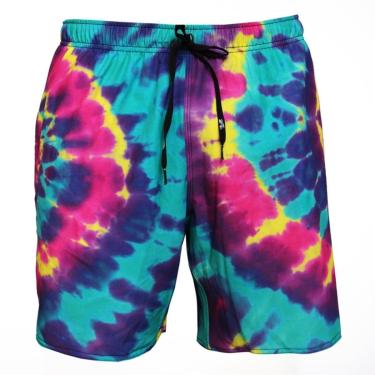 Imagem de Shorts Alkary Elástico Tie Dye Multicolorido.-Masculino