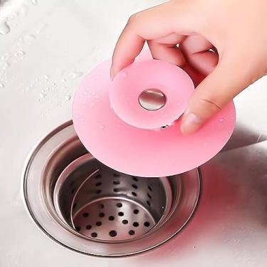 Imagem de Tampa de Ralo com Válvula Sistema de Drenagem Higiene 10cm - Starfer (Rosa)