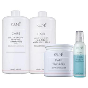 Imagem de Kit Profissional Keune Care Keratin Smooth Shampoo Conditioner Mask E