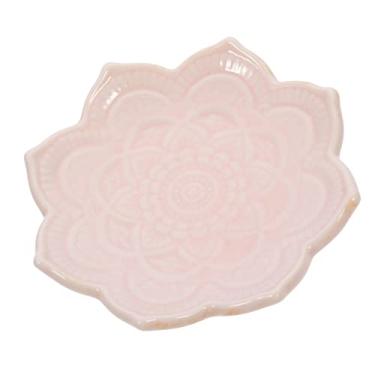 Imagem de IMIKEYA 3 peças de mandala placa de joias flores rack de armazenamento de cerâmica