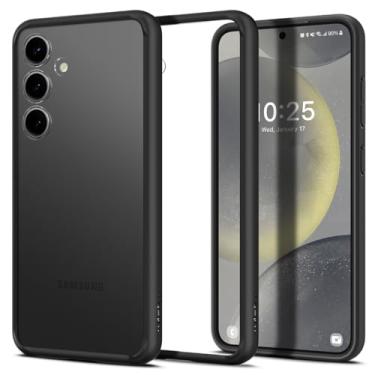 Imagem de Capa Spigen para Samsung Galaxy S24 Plus: Ultra Híbrida [Antiamarelecimento][À prova de choque] para Samsung Galaxy S24 Plus - Preto Mate