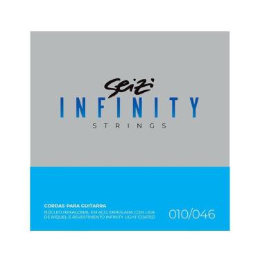 Imagem de Encordoamento Seizi Guitarra Seizi Infinity Light Coated 010
