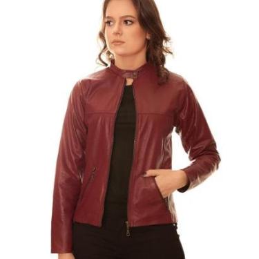 Imagem de Jaqueta de couro feminina casaco Nairobi-Feminino