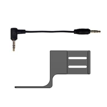 Imagem de MOUDOAUER Adaptador de microfone para câmera, adaptador de sapata fria com cabo para câmera Insta360 X4