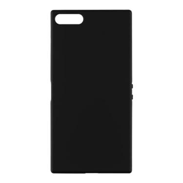 Imagem de Shantime Capa para celular Razer, capa traseira de TPU macio à prova de choque de silicone antiimpressões digitais, capa protetora de corpo inteiro para Razer Phone 1 (5,70 polegadas) (preto)