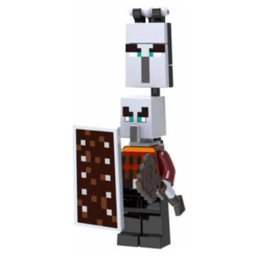 Imagem de Boneco Minifigure Blocos De Montar Pillager Minecraft