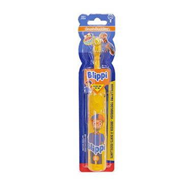 Imagem de Brush Buddies Escova de dentes elétrica Blippi, escovas de dentes elétricas para crianças, escova de dentes com bateria, escova de dentes elétrica infantil para crianças de 4 a 7 anos