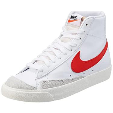 Imagem de Nike Blazer Mid 77 Womens Shoes Size 11.5, Color: White/Grey/Red