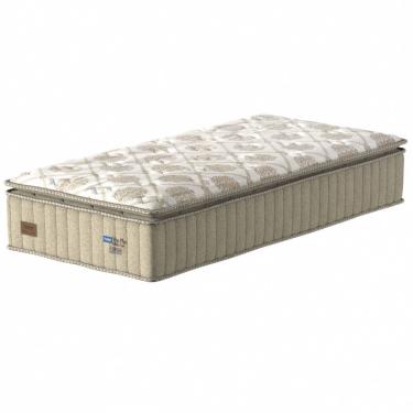 Imagem de Colchão de Solteiro 88x188x34 Vip Plus Ultra Gel Molas Ensacadas Bege Probel