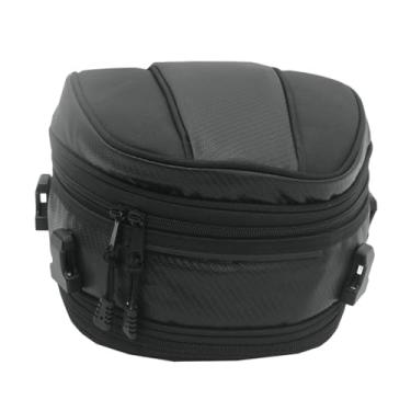 Imagem de UGPLM Bolsa traseira para assento de motocicleta, resistente à água, pano oxford, leve, acessórios de grande capacidade, bolsa de bagagem traseira
