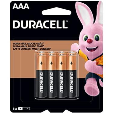 Imagem de Duracell Pilha Alcalina Aaa Palito Duracell Com 8 Unidades