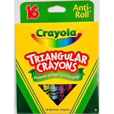 Imagem de Crayola Lápis De Cera Triangulares De 16 Quilates, Pacote Com 4 16 Unidades (Pacote Com 4)