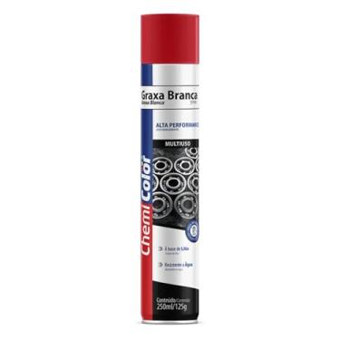 Imagem de Graxa Branca Spray Lítio Chemicolor 250ml