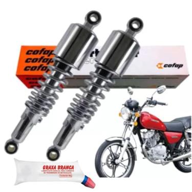 Imagem de Combo Par Amortecedores Traseiro Kansas 150 e Intruder 125 2002 a 2015 Cofap e Graxa