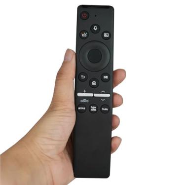 Imagem de Controle remoto de substituição universal de voz para a maioria dos Samsung LCD LED QLED 4K 8K UHD Moldura de cristal HDR curvada Smart TV Q60 Q70 Q80 Q90 8 Series 9 Series TU8000 AU8000 CU7000 CU8000