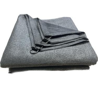 Imagem de Sombrite 90% 5x5 Tela de Sombreamento Shade Toldo Sombra Cobertura para Carro Garagem Piscina Jardim Proteção UV Sol (Prata)