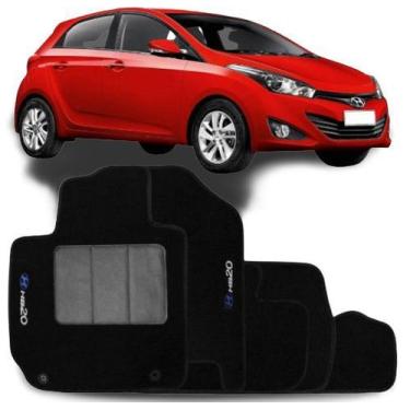 Imagem de Tapete Automotivo Carpete Linha Luxo Hyundai Hb20 - Tapecars