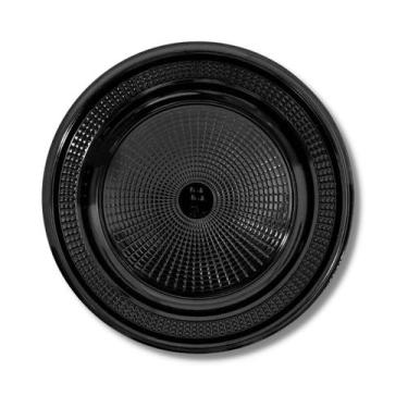 Imagem de Prato  descartavel (18 cm.) c/ 10 varias cores - TRIK TRIK, PRETO