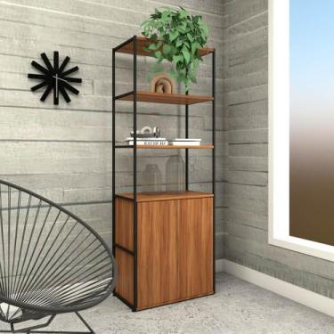 Imagem de Estante Industrial 3 Prateleiras e Armário 2 Portas F5 - F5 Office G, 