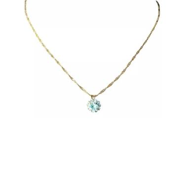 Imagem de Colar e Brincos Ponto de Luz Banhado a Ouro 18K, Antialérgico Luxory