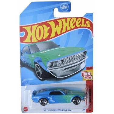 Imagem de Hot Wheels '69 Ford Mustang Boss 302, Then and Now 10/10 [Blue/Green] 244/250