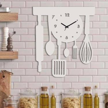 Imagem de Relógios De Paredes Grande Antigo Vintage Talheres - Intempo Design, B