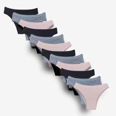 Imagem de Kit 12 Calcinhas Trifil Biquini Poliamida - 1087 - 121, P, Sortidas