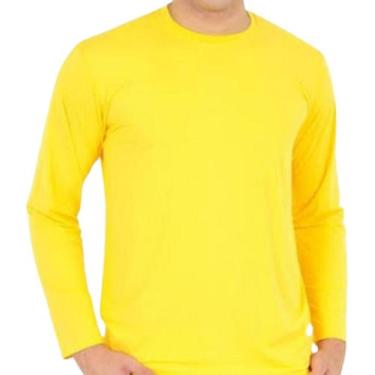 Imagem de Kit 3 Camiseta Básica infantil Menino e Menina Unisex  Manga Longa Mal