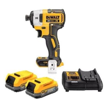Imagem de Parafusadeira Impacto 2 Bat. 20v Powerstack Dcf887 Dewalt - Dewalt 