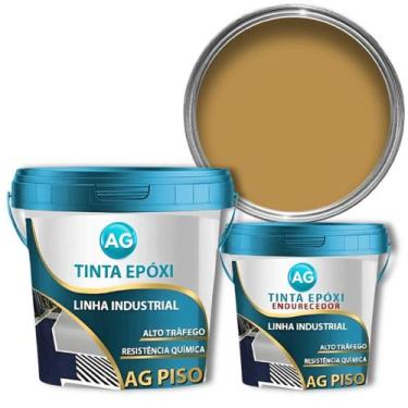 Imagem de Tinta Epoxi Industrial Ocre Amarelo - RAL1024 - Resinas ag, 18KG