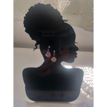 Imagem de Par de Brincos  - Feminino - Aço Inox - Não Enferruja - Não Desbota - 