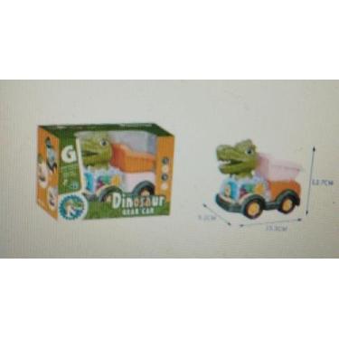 Imagem de Brinquedo Carrinho Dinossauro Construção Guincho Com Luz e Música. . -