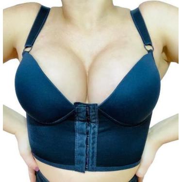 Imagem de Cropped Modelador Irresistível Com Bojo Efeito Silicone - M27 - Fanáti