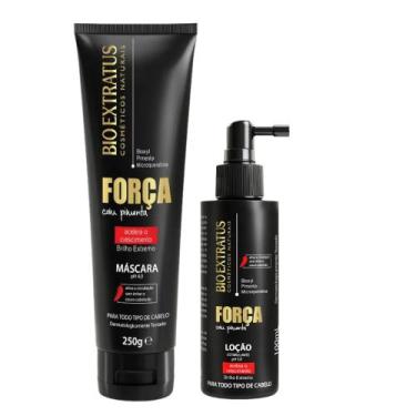 Imagem de Kit Força com pimenta 1 Máscara 250ml 1 Loção 100ml - BIOEXTRATUS