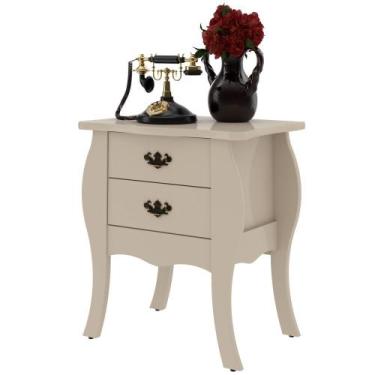 Imagem de Bombe Premier com 02 Gavetas Off/White - Patrimar Móveis, Off White, 1