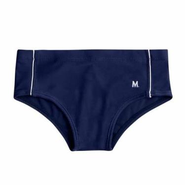 Imagem de Sunga Infantil Lisa C/ Vivo Lateral Mash - 312.09, Marinho, M