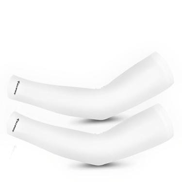 Imagem de Manguito Longo Térmico e Compressão Gold Sports Adulto Dry Branco Prot