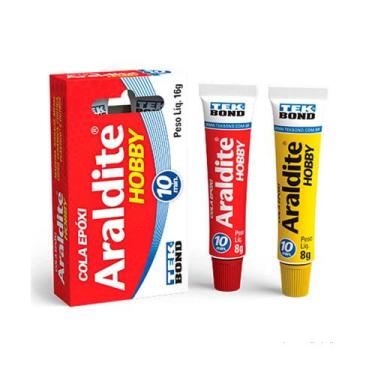 Imagem de Adesivo Epóxi Araldite Hobby 16g Secagem em 10 Minutos - Tek Bond