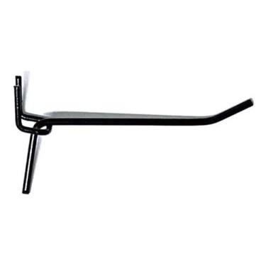 Imagem de 100 Ganchos Expositor P Painel Perfurado E Eucatex 15 cm, Preto