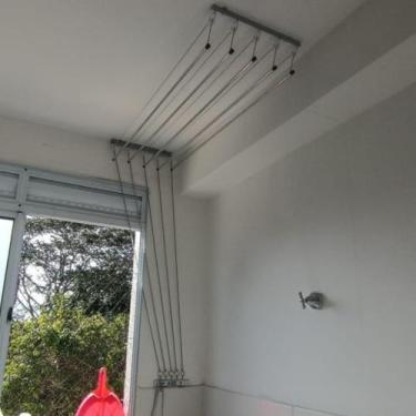 Imagem de Varal de teto 5 varetas de 1m - AMB Telas e Varais