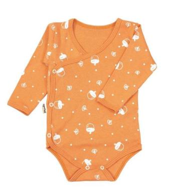 Imagem de Body de bebê kimono minimalista noz cobre - Era Uma Vez, 6-9M