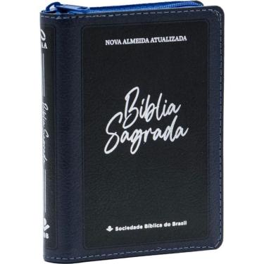 Imagem de Bíblia Sagrada  NAA Lt Maior Zíper SBB