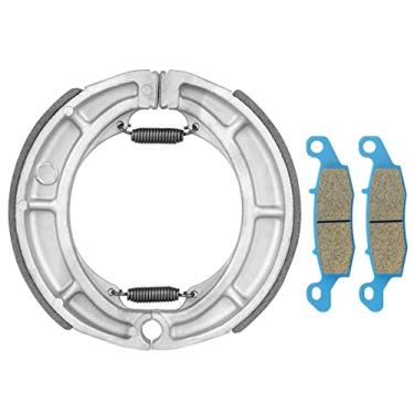Imagem de Youxmoto Pastilhas de freio dianteiras de freio traseiro adequadas para Suzuki VL 800 Intruder Boulevard 2001-2018 / VZ 800 1997-2015/ C M 800 2005-2013 de freio a tambor