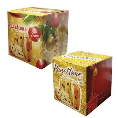 Imagem de Embalagem para Panetone de Frutas - 15cm x 14cm - Uriarte