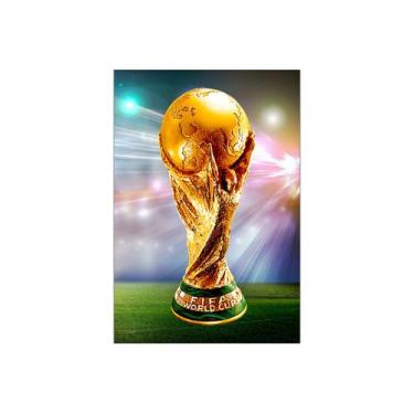 Imagem de Painel De Festa Vertical 1,50 x 2,20 - Futebol Copa do Mundo Troféu 00